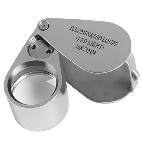 30X Glass Magnifying Magnifier Jeweler Eye Jewelry Loupe Loop RG